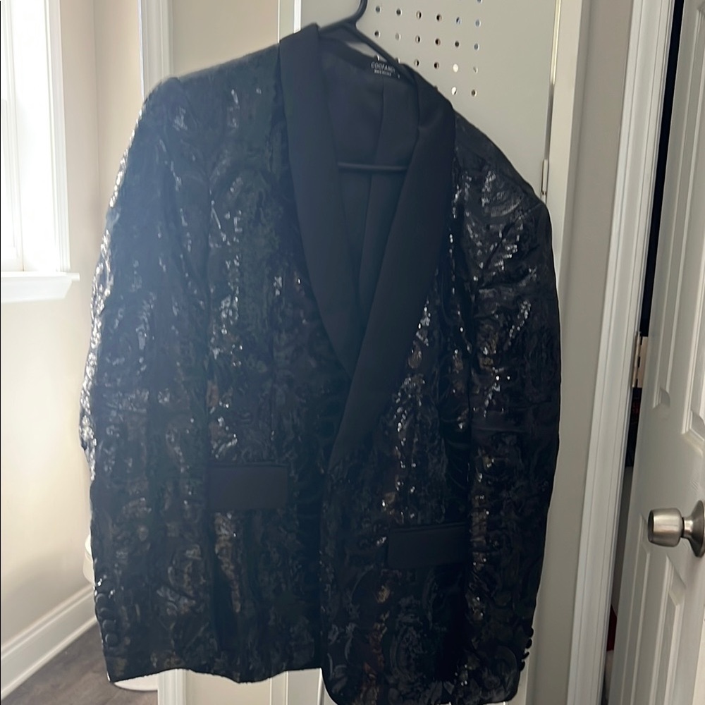 Black Sequin Women's Jacket
